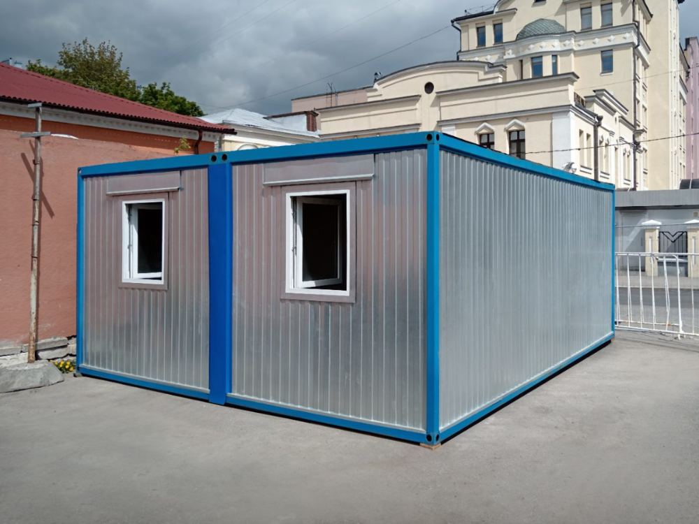 Двухмодульный офис из блок-контейнеров — аренда